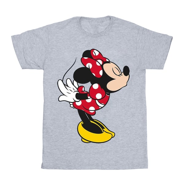 Disney Girls Minnie Mouse Split Kiss Cotton T-Shirt