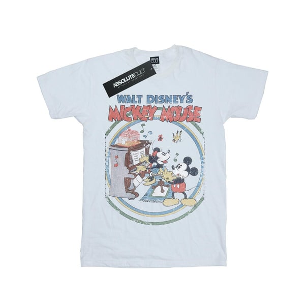 Disney Girls Mickey Mouse Piano Cotton T-Shirt