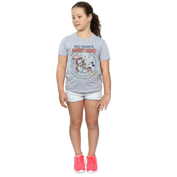 Disney Girls Mickey Mouse Piano Cotton T-Shirt