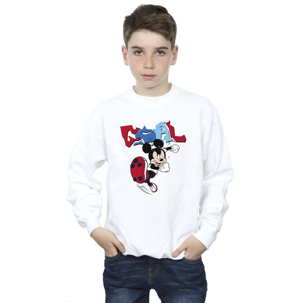 Disney Boys Mickey Mouse Goal Striker Pose Sweatshirt