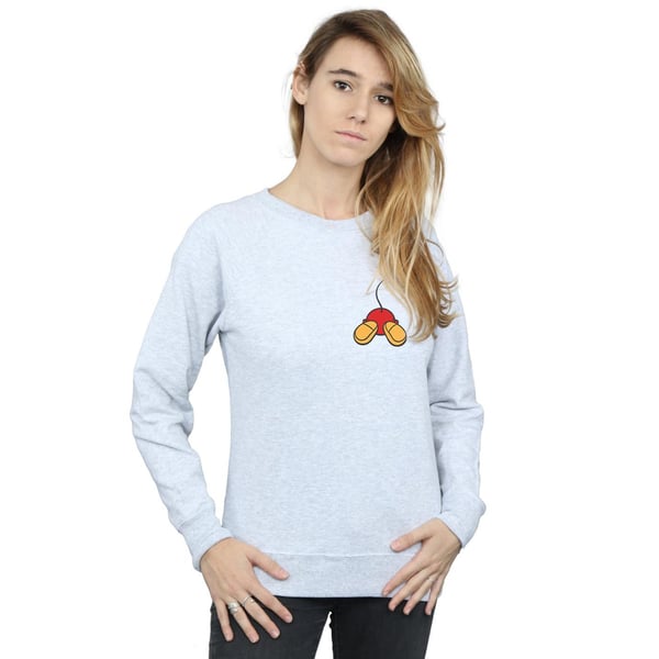 Disney Womens/Ladies Mickey Mouse Backside Breast Print Sweatshirt