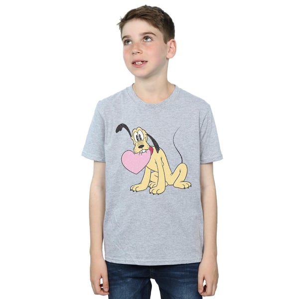 Disney Boys Pluto Love Heart T-Shirt