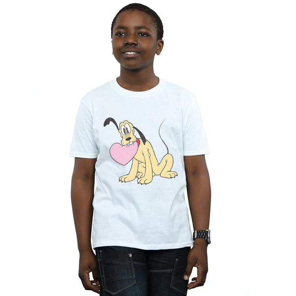 Disney Boys Pluto Love Heart T-Shirt