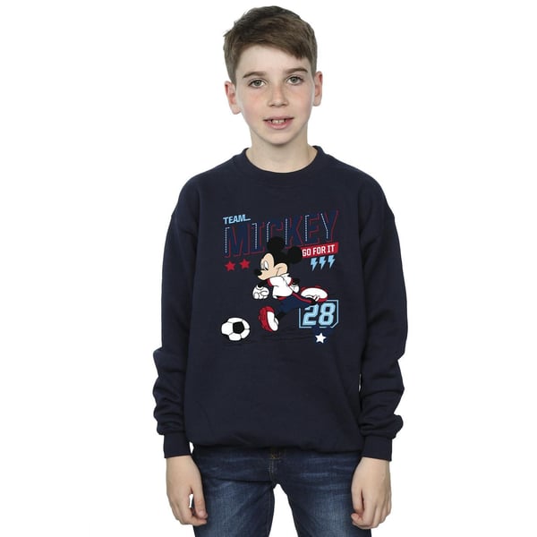 Disney Boys Mickey Mouse Team Mickey Football Sweatshirt