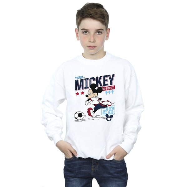 Disney Boys Mickey Mouse Team Mickey Football Sweatshirt