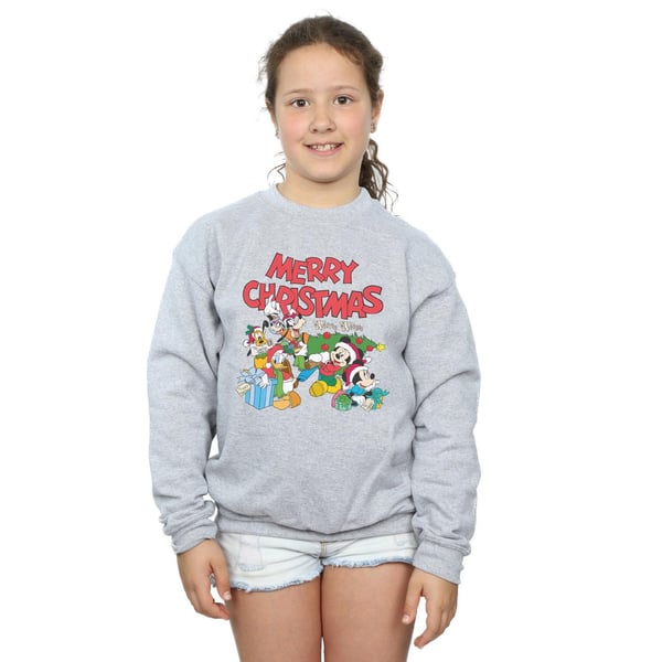 Disney Girls Mickey And Friends Winter Wishes Sweatshirt
