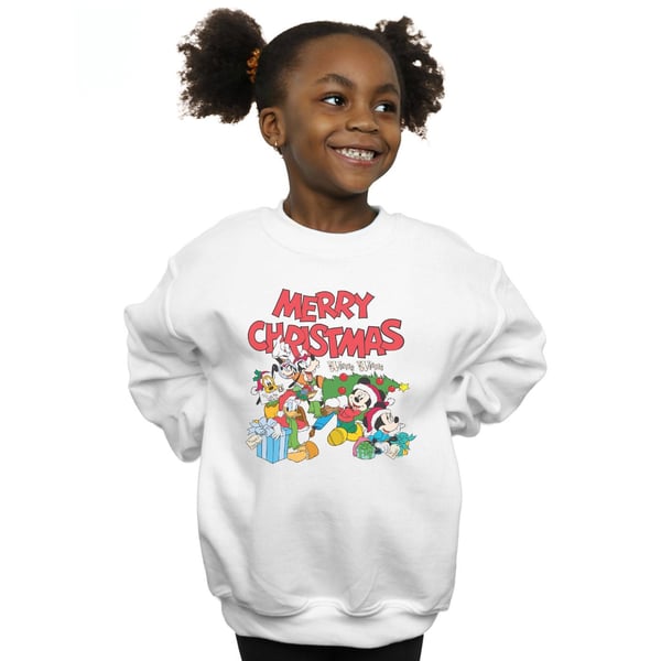 Disney Girls Mickey And Friends Winter Wishes Sweatshirt