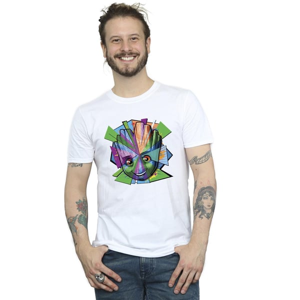 Marvel Mens Guardians Of The Galaxy Groot Shattered T-Shirt