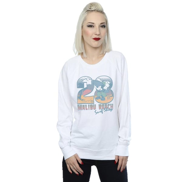 Disney Womens/Ladies Mickey Mouse Surf Shop Sweatshirt