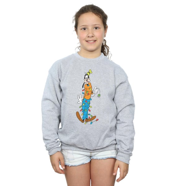 Disney Girls Goofy Christmas Lights Sweatshirt