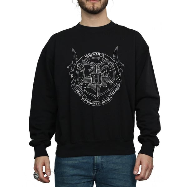 Harry Potter Mens Hogwarts Seal Sweatshirt
