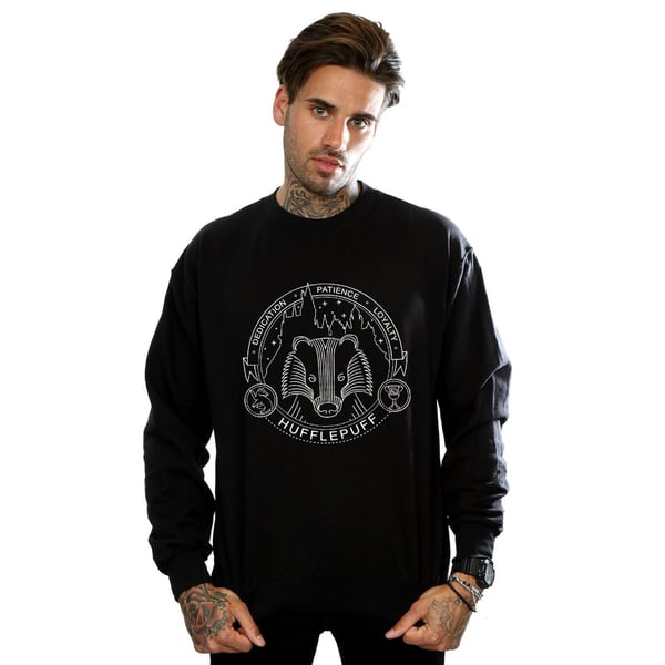 Harry Potter Mens Hufflepuff Seal Sweatshirt