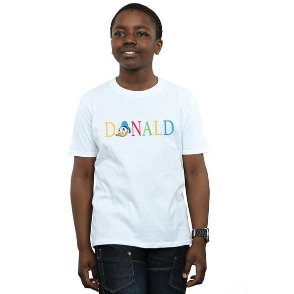 Disney Boys Donald Duck Letters T-Shirt