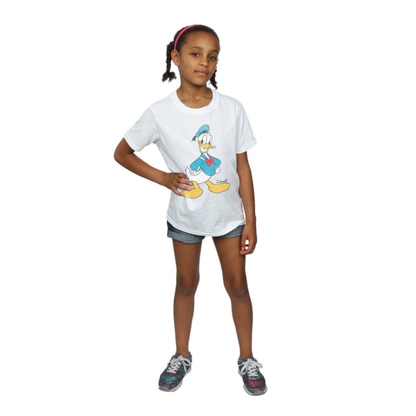 Disney Girls Classic Donald Duck Cotton T-Shirt