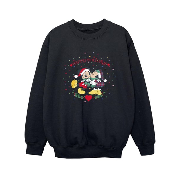 Disney Boys Mickey Mouse Mickey Minnie Christmas Sweatshirt