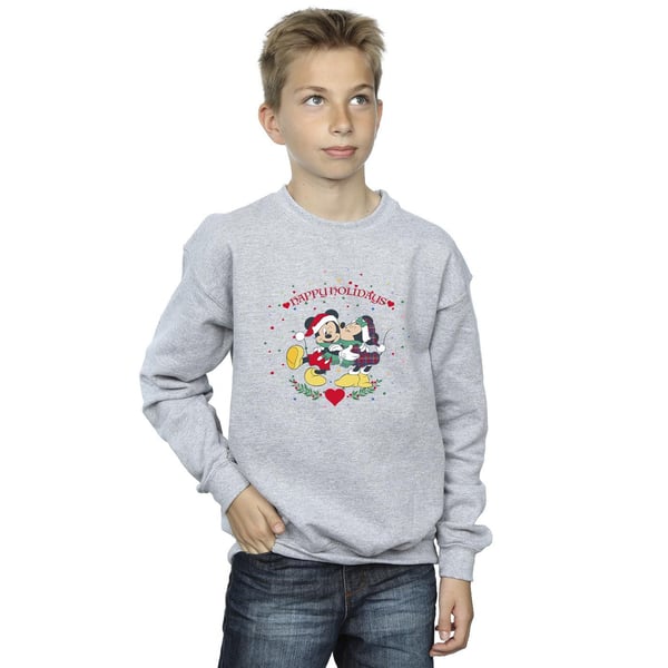 Disney Boys Mickey Mouse Mickey Minnie Christmas Sweatshirt