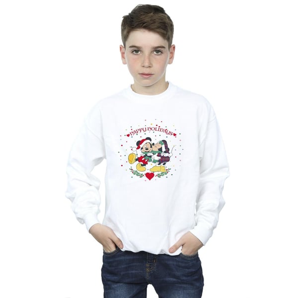 Disney Boys Mickey Mouse Mickey Minnie Christmas Sweatshirt