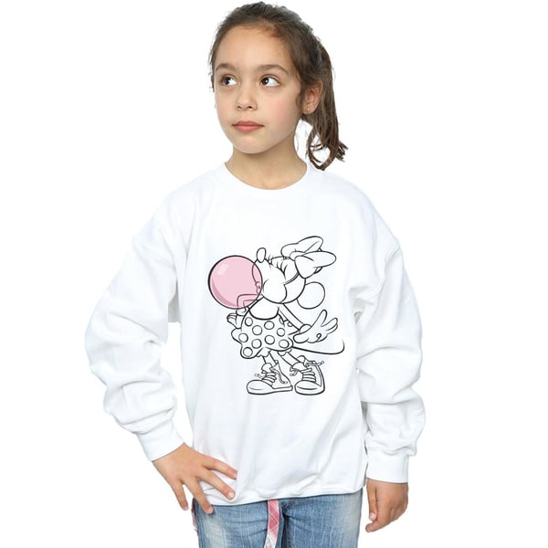 Disney Girls Minnie Mouse Gum Bubble Sweatshirt