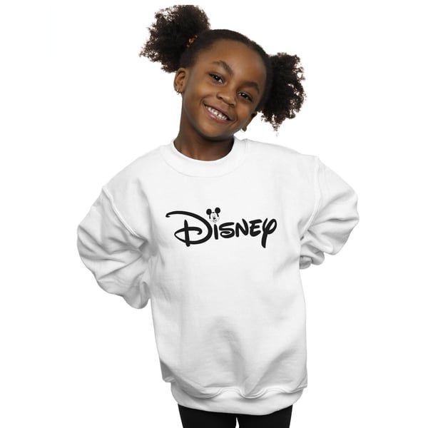Disney Girls Mickey Mouse Head Logo Sweatshirt