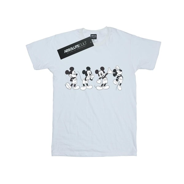 Disney Girls Mickey Mouse Four Emotions Cotton T-Shirt