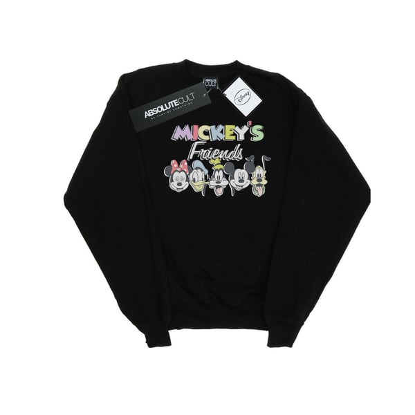 Disney Womens/Ladies Mickey Mouse Friends Faded Nostalgia Sweatshirt