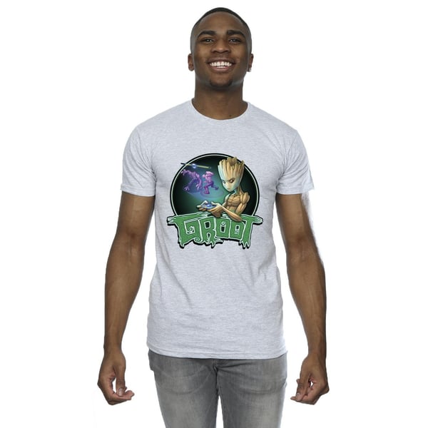 Marvel Mens Guardians Of The Galaxy Groot Gaming Ring T-Shirt
