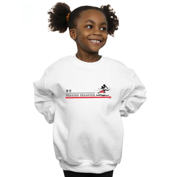 Disney Girls Mickey Mouse Running Champion Sweatshirt