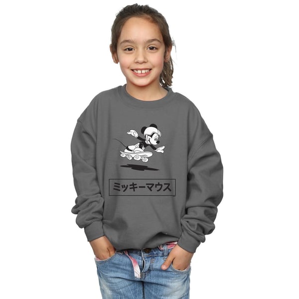 Disney Girls Mickey Mouse Skating Sweatshirt