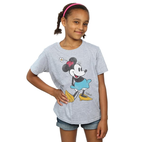 Disney Girls Mickey Mouse Classic Minnie Mouse Cotton T-Shirt