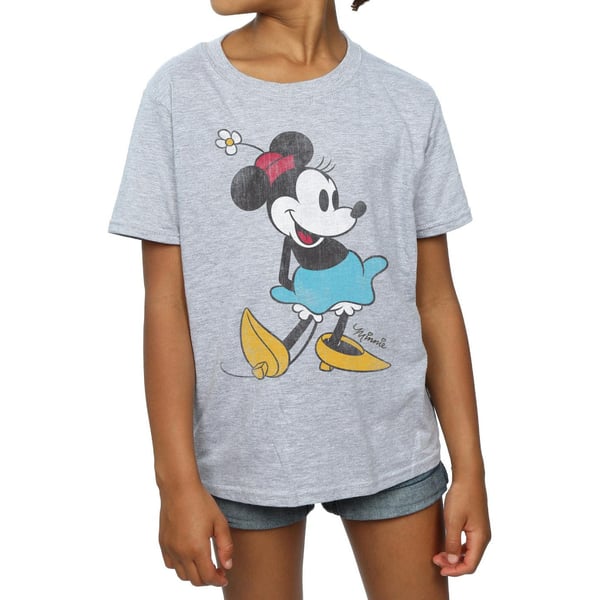 Disney Girls Mickey Mouse Classic Minnie Mouse Cotton T-Shirt