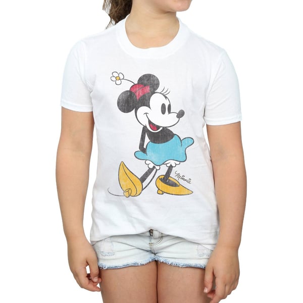 Disney Girls Mickey Mouse Classic Minnie Mouse Cotton T-Shirt