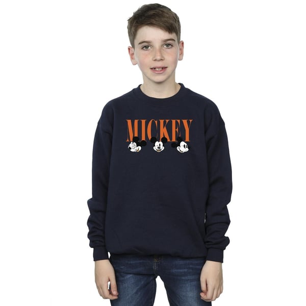 Disney Boys Mickey Mouse Faces Sweatshirt