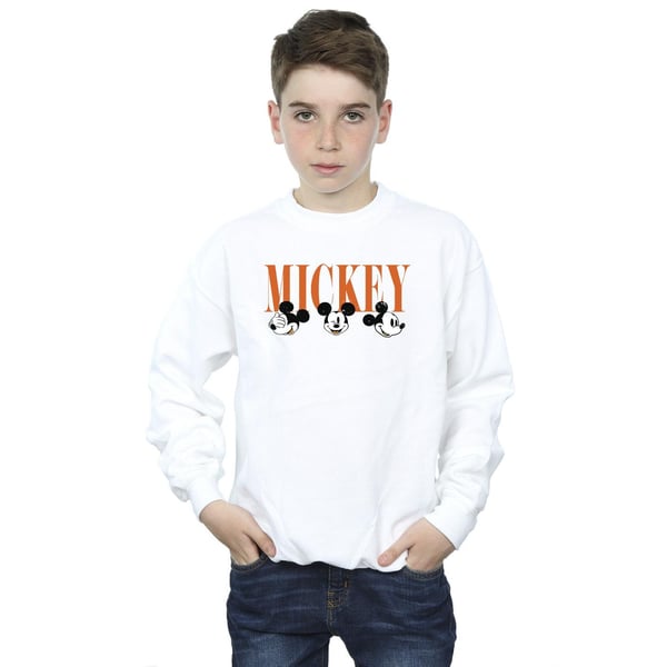 Disney Boys Mickey Mouse Faces Sweatshirt