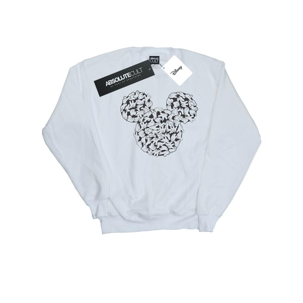 Disney Womens/Ladies Mickey Mouse Head Of Hands Sweatshirt