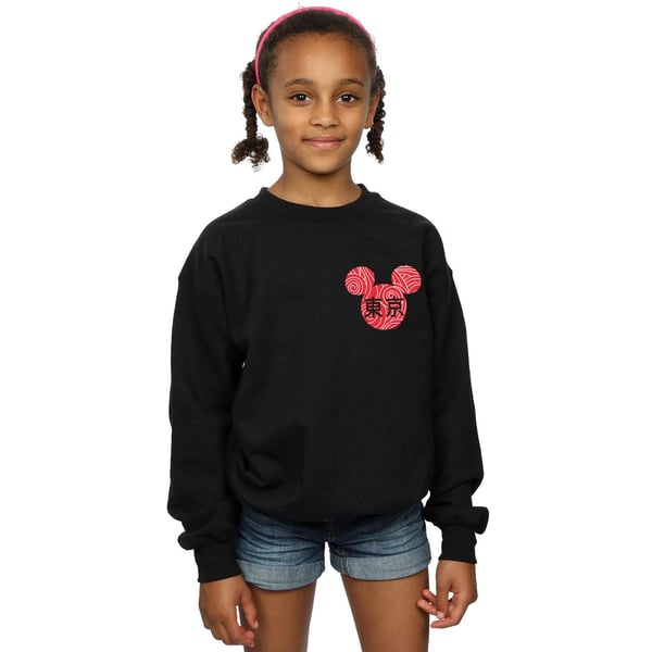 Disney Girls Mickey Mouse Symbol Sweatshirt