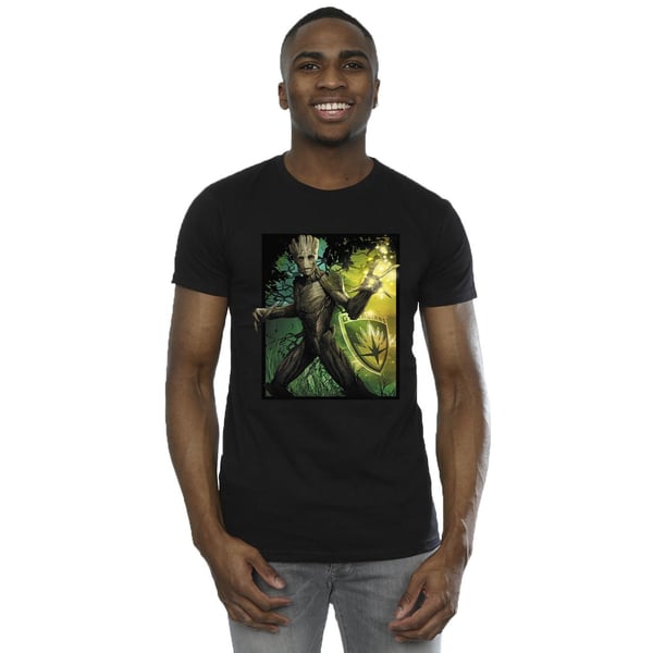 Marvel Mens Guardians Of The Galaxy Groot Forest Energy T-Shirt