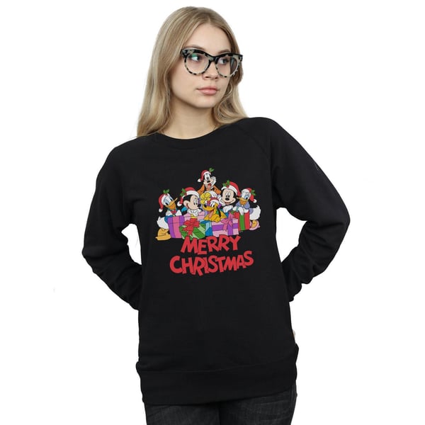 Disney Womens/Ladies Mickey Mouse And Friends Christmas Sweatshirt