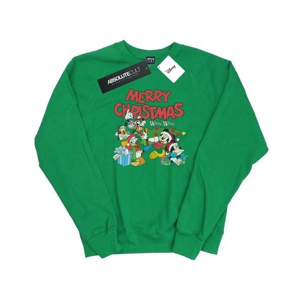 Disney Womens/Ladies Mickey And Friends Winter Wishes Sweatshirt