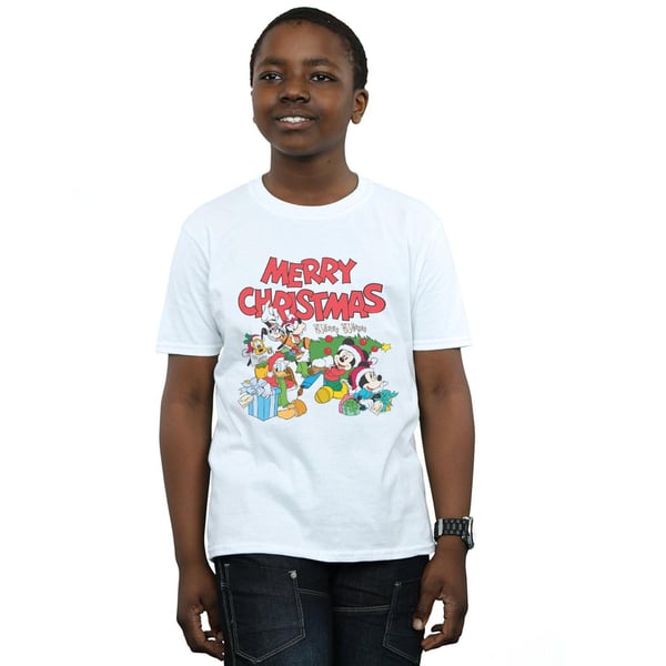 Disney Boys Mickey And Friends Winter Wishes T-Shirt