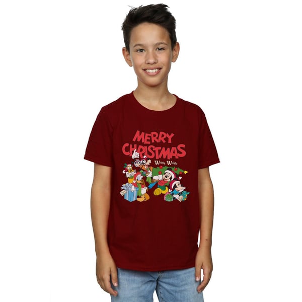 Disney Boys Mickey And Friends Winter Wishes T-Shirt