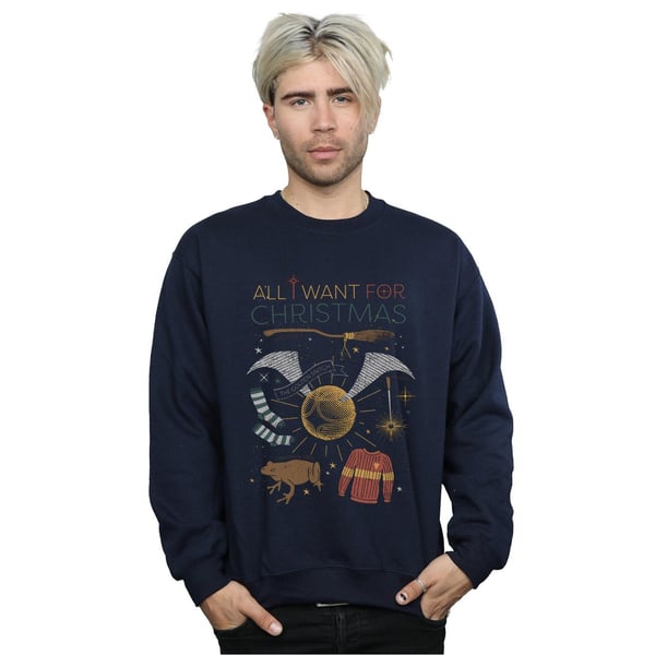Harry Potter Mens All I Want For Christmas Sweatshirt