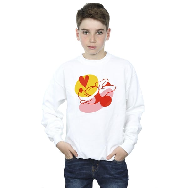 Disney Boys Minnie Mouse Tongue Heart Sweatshirt