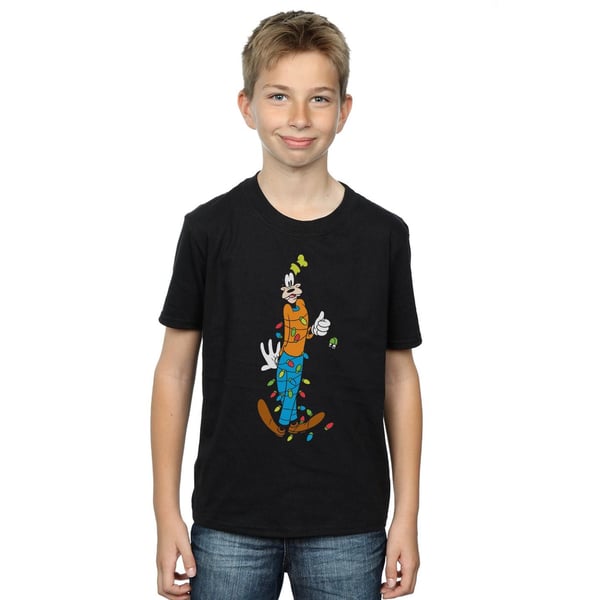 Disney Boys Goofy Christmas Lights T-Shirt