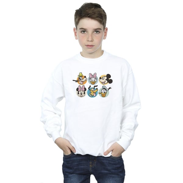 Disney Boys Mickey Mouse And Friends Faces Sweatshirt