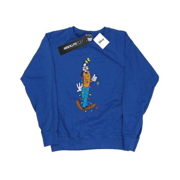Disney Womens/Ladies Goofy Christmas Lights Sweatshirt