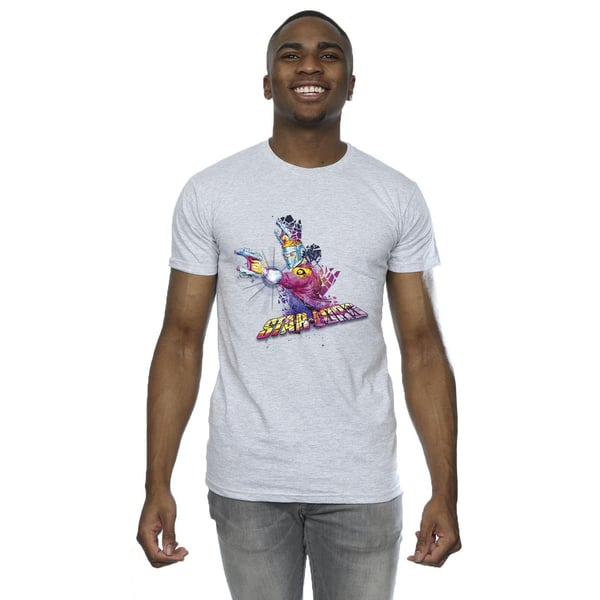 Marvel Mens Guardians Of The Galaxy Abstract Star Lord T-Shirt