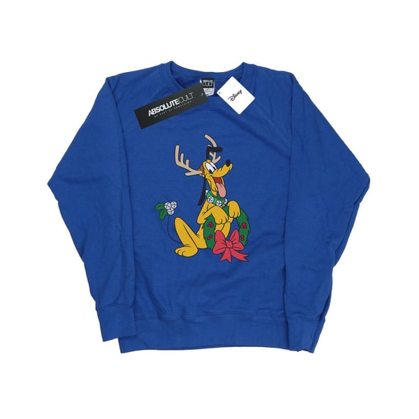 Disney Womens/Ladies Pluto Christmas Reindeer Sweatshirt