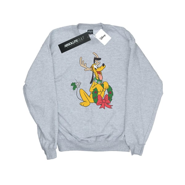 Disney Womens/Ladies Pluto Christmas Reindeer Sweatshirt