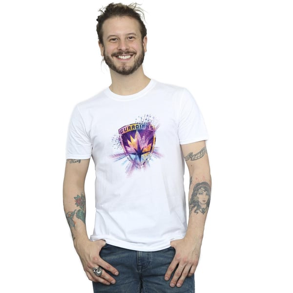 Marvel Mens Guardians Of The Galaxy Abstract Star Lord T-Shirt