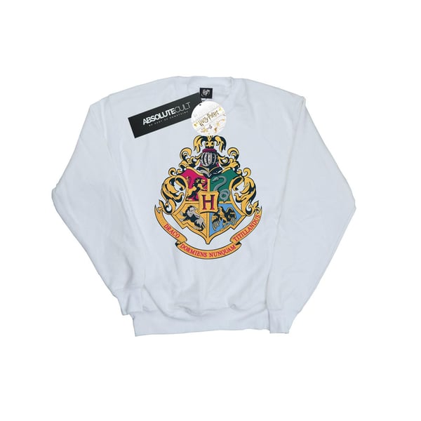 Harry Potter Mens Hogwarts Crest Gold Ink Sweatshirt